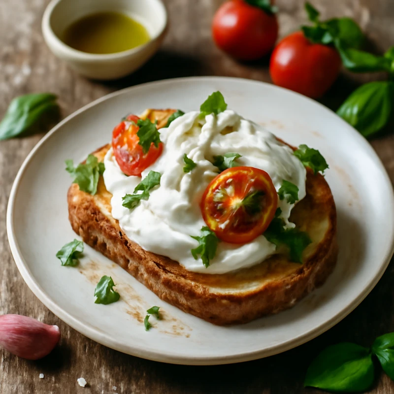 Bruschetta met Burrata